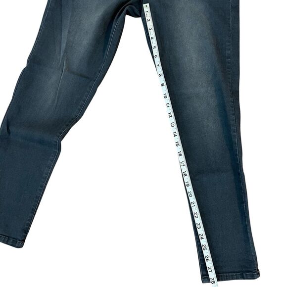 Democracy gray Size 12 Gray Ab Technology Skinny Mid Rise Stretch Denim - Picture 9 of 11